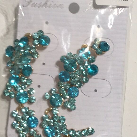 NWT gorgeous turquoise earrings   - Picture 3 of 3